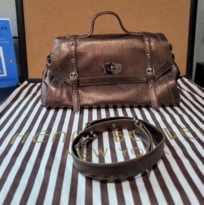 **FINAL PRICE** Henri Bendel Metallic Satchel